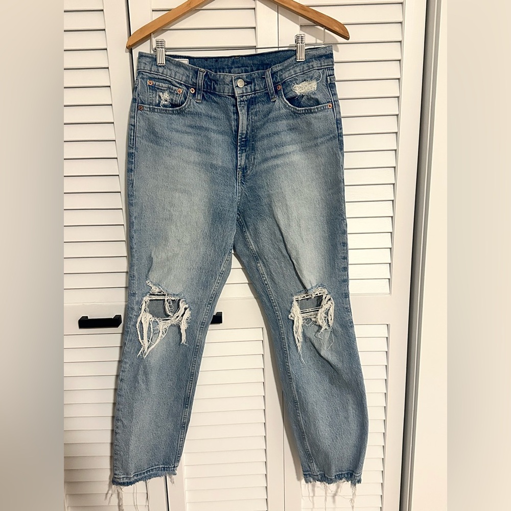 GAP Cheeky straight high rise jeans